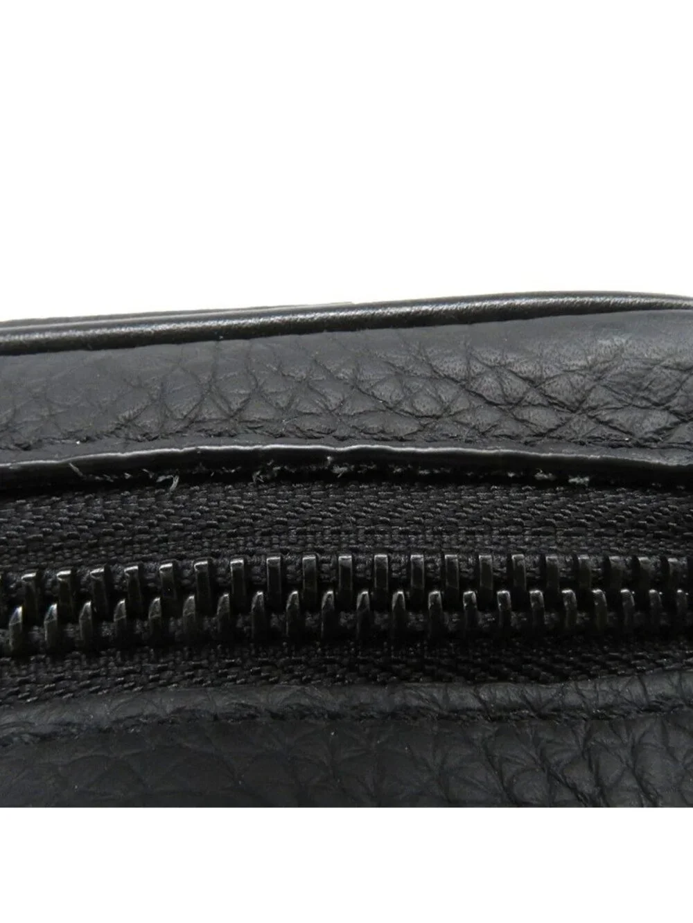 Louis Vuitton Clutch Monogram Taurillon Dopp Kit Pouch Handbag Black